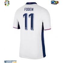 Moški Nogometni dresi Anglija Phil Foden #11 Domači EP 2024 Kratek Rokav